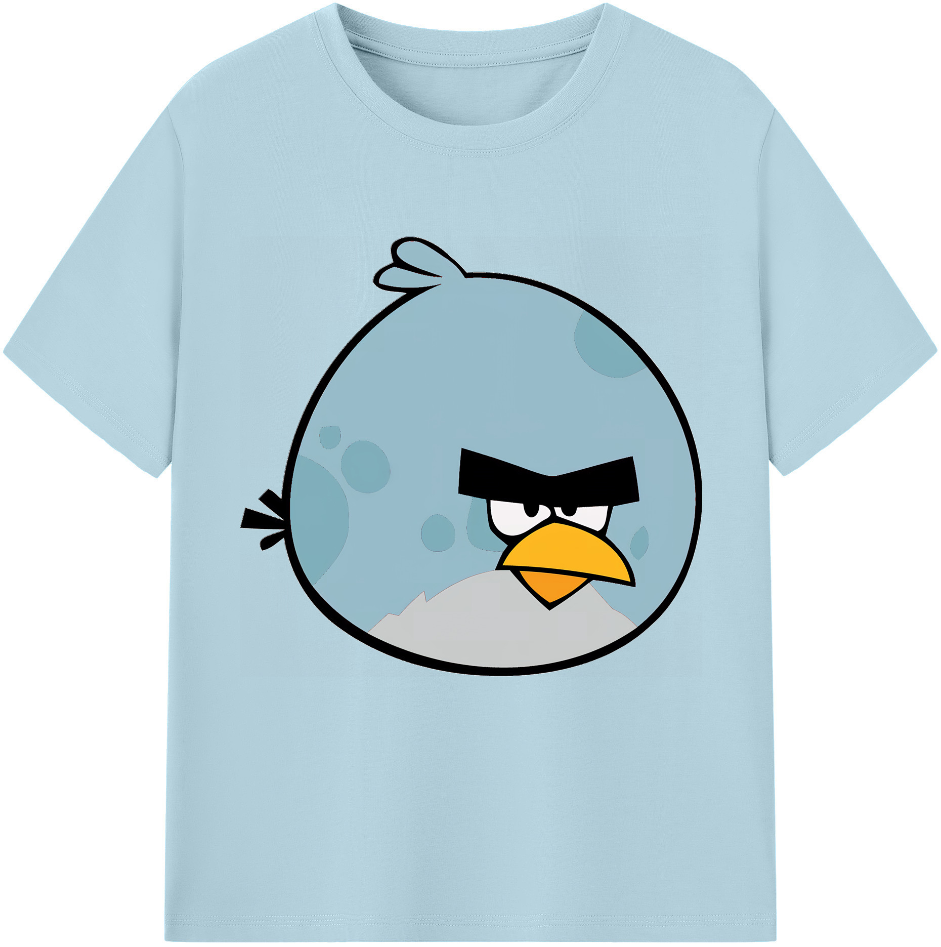 （画像用） Angry Birds アングリーバード 綿100％半袖Tシャツ（フロントプリント）